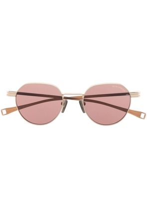 Dita Eyewear metallic-frame round sunglasses - Gold