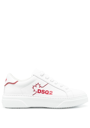Dsquared2 logo-print low-top sneakers - White