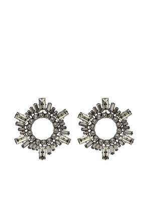 Amina Muaddi Begum crystal-embellished earrings - Silver