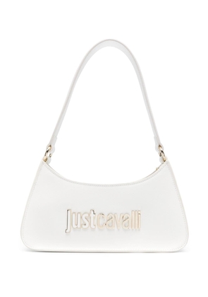 Just Cavalli logo-plaque shoulder bag - White