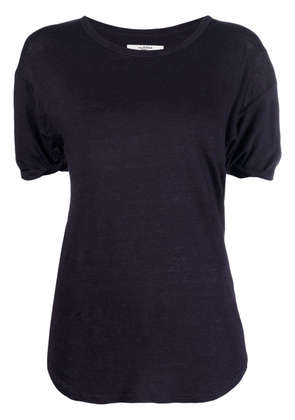 MARANT ÉTOILE Koldi round-neck linen T-shirt - Purple