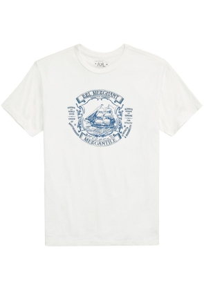 Ralph Lauren RRL graphic-print cotton T-shirt - White