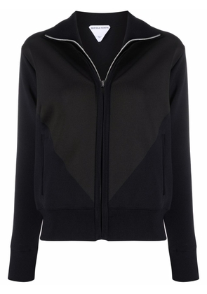 Bottega Veneta triangle motif zipped jacket - Black
