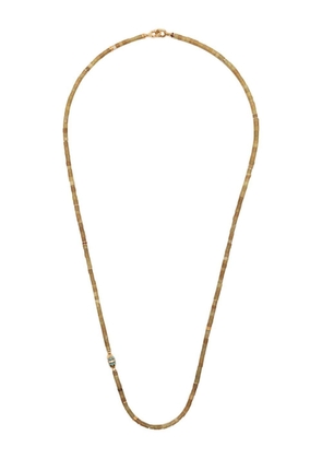 MAOR 18kt yellow gold Cherish jade and diamond necklace