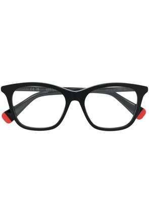 Kenzo side logo-print detail glasses - Black