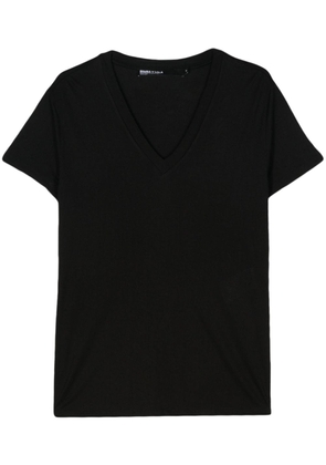 Bimba y Lola V-neck jersey T-shirt - Black