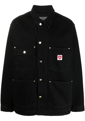 Carhartt WIP logo-patch cotton jacket - Black