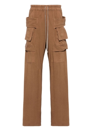Rick Owens DRKSHDW drawstring organic cotton trousers - Brown