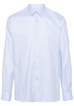 Karl Lagerfeld classic-collar long-sleeve shirt - Blue