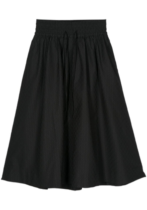 Soulland Meir voluminous midi skirt - Black