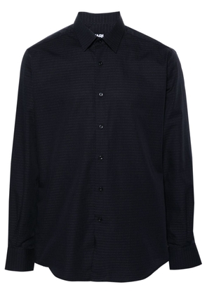 Karl Lagerfeld polka-dot cotton shirt - Black