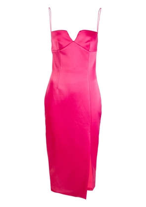 Rachel Gilbert Rue front-slit midi dress - Pink
