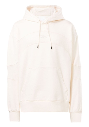 Reebok LTD panelled cotton hoodie - White