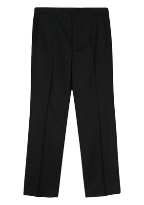 The Row Baird wool pinstripe pants - Black