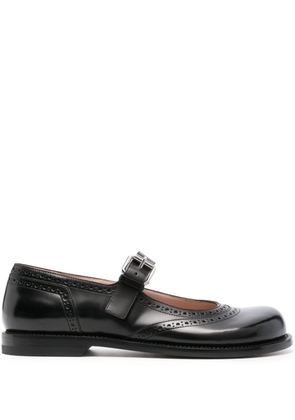 LOEWE Campo leather Mary Jane shoes - Black