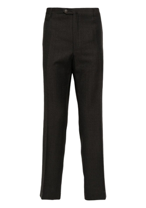 Corneliani slim-fit virgin wool trousers - Grey