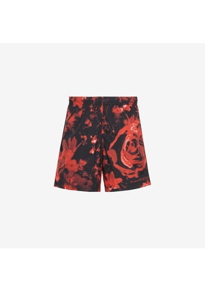 ALEXANDER MCQUEEN - Wax Flower Swim Shorts - Item 7946194419Q1074