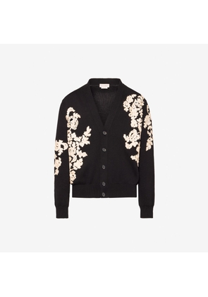 ALEXANDER MCQUEEN - Floral Embroidery Cardigan - Item 795913Q1A951080
