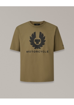 Belstaff Motorcycle Phoenix T-shirt Men's Cotton Jersey Belstaff Olive Size S