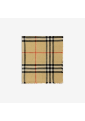 Burberry Check Wool Scarf