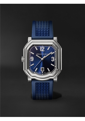 Gerald Charles - GC Sport Automatic 39mm Titanium and Rubber Watch, Ref. No. GC2.0-TX-TN-01 - Men - Blue