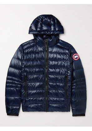 Canada Goose - Crofton Slim-Fit Recycled Nylon-Ripstop Hooded Down Jacket - Men - Blue - XS