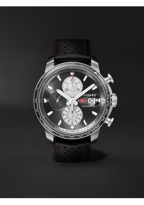 Chopard - Mille Miglia 2021 Race Edition Limited Edition Automatic Chronograph 44mm Stainless Steel and Leather Watch, Ref. No. 168571-3009 - Men - Gray