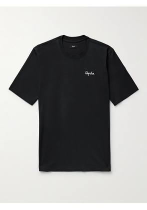 Rapha - Logo-Embroidered Cotton-Jersey T-Shirt - Men - Black - XS