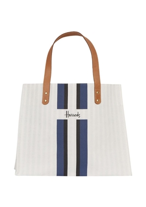 Harrods Logo Stripe Shopper Bag