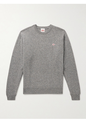 Danton - Logo-Appliquéd Wool Sweater - Men - Gray - 38