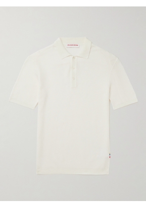 Orlebar Brown - Maranon Perforated Cotton Polo Shirt - Men - Neutrals - S