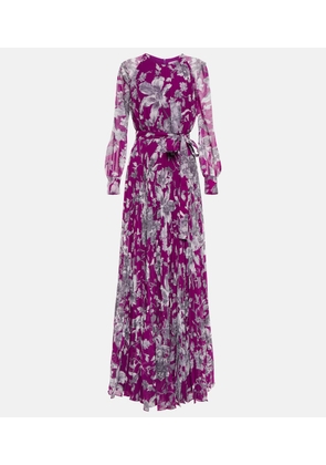 Erdem Lindsay floral voile gown