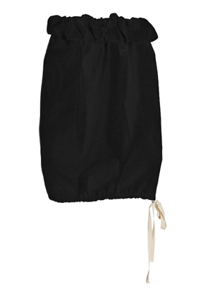Proenza Schouler - Hayley Gathered Cotton Poplin Midi Skirt - Black - M - Moda Operandi