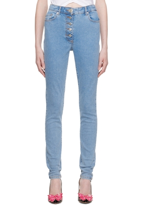Moschino Jeans Blue Faded Jeans