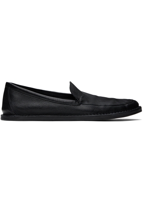 The Row Black Cary V1 Loafers