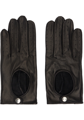 Ernest W. Baker Black Driving Gloves