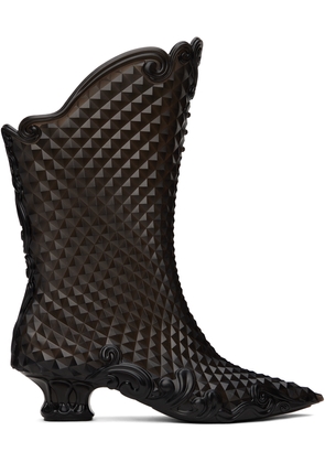 Y/Project Black Melissa Edition Court Boots