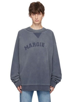 Maison Margiela Blue Faded Sweatshirt