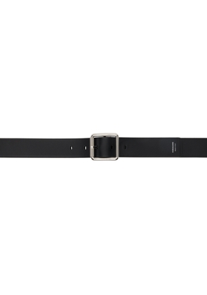Ferragamo Black Adjustable Belt