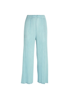 Pleats Please Issey Miyake Monthly Colors March Wide-Leg Trousers