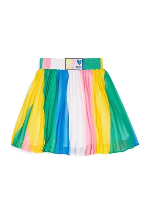 Billieblush Striped Pleated Skirt (2-12 Years)