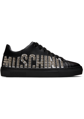 Moschino Black Stud Sneakers