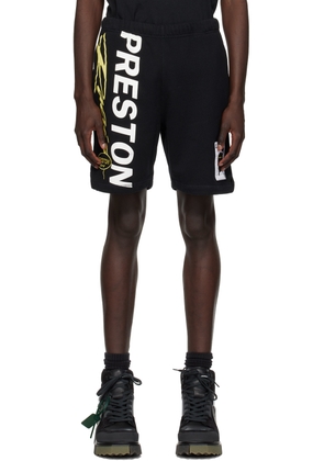 Heron Preston Black 'Racing' Shorts