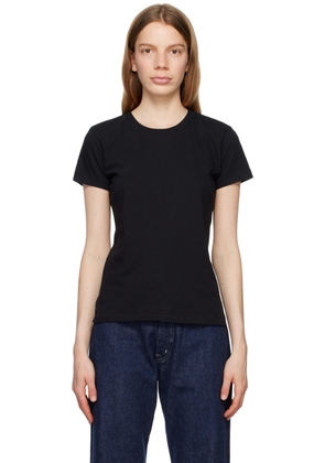 AURALEE Black Seamless T-Shirt