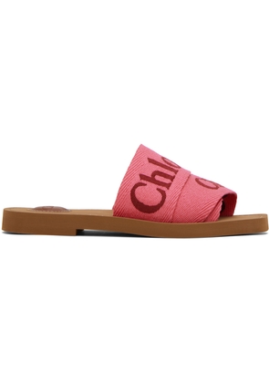 Chloé Pink Woody Sandals