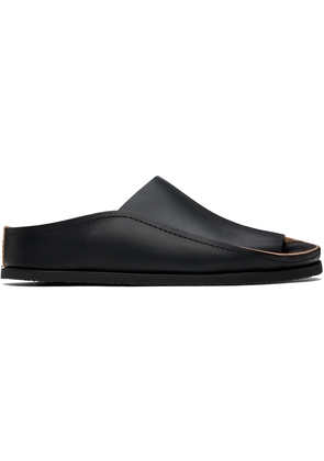 LEMAIRE Black Fussbett Sandals