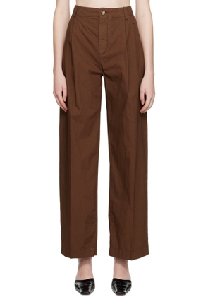 HOPE Brown Lungo Trousers