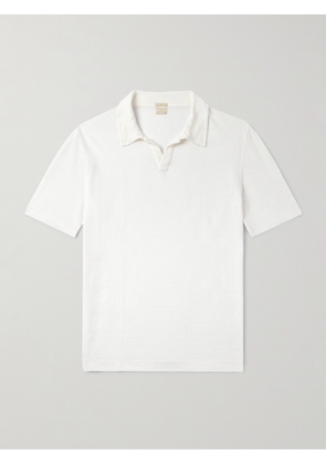 Massimo Alba - Aruba Slim-Fit Linen-Piqué Polo Shirt - Men - White - S