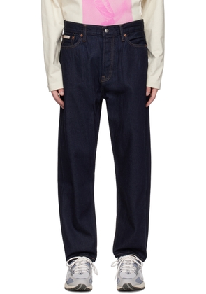 Calvin Klein Navy Twisted Seam Jeans