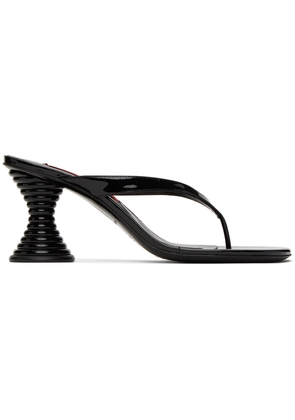 SIMONMILLER Black Beep Heeled Sandals